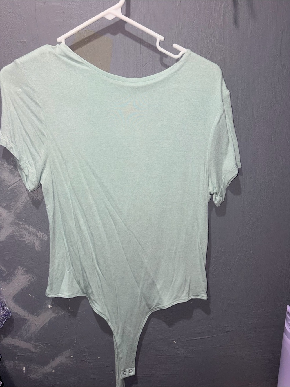 Double Zero Mint Short Sleeve Bodysuit